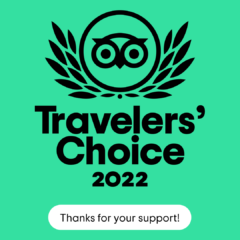 Trip Advisor – Travelers’ Choice 2022 Award